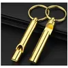 Bar Tools Brass Emergency Whistle With Bottle Opener - Portable Survival Tool For Outdoor Activities Sporting Events And Barware Dro Dhwtx