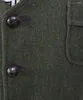 Men's Vests Herringbone Suit Business Vest Punk Waistcoat Jacket Brown Black Victorian Style Groomman Clothing For Wedding Man