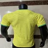 2023 2024 Brasil Home/Away Lazer Verde Branco Azul Preto Camisa de Futebol Masculina Mais Recente Ajuste Solto