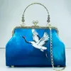 Evening Bags Luxury Designer Shell Bag Peacock Printing Crossbody for Women Handbags Chain Shoulder Messenger 230821