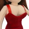 11 -calowy Pauline Princess Plush Doll Game Rola Schled Girl Toys Long Red Dress Girls Toy Plushie