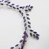 Hair Clips Women Long Purple Rhinestone Hairbands Wedding Jewelry Accessories Bridal Tiara Head Decoration Girls Headbands Gift