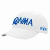 Unisex honma golf hoed zwart en witte kleur katoen borduurwerk honkbal petten buiten sport vrije tijd mode cap