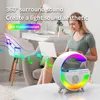 Altoparlanti portatili Colsur Multifunzionale Altoparlanti Bluetooth Audio TF RGB Light Wireless Caricatore Wireless Stand Station per telefono 14 13 Android 230821