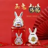 Oggetti decorativi Figurine Ornamento di coniglio Piggy Bank Cartoon casa soggiorno scrivania decorazione auto Regali artigianali 230822