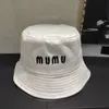 M U Letra bordada pescador chapéu verão masculino personalidade de hip hop