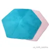 Tende giocattolo Tenda Hexagon Castle Playhouse Pad antiscivolo Tappetino da gioco per bambini Peluche Tappeto per bambini Cuscino Coperta Rosa e blu Moda Nuovo R230830