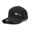 SLINE LOGO BASEBALL CAP RS Speedway Hat Racing Moto GP Speed ​​Car Caps Män och kvinnor Snapback för Audi Fans Summer S Line Hats2811