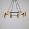 Chandeliers Retro Loft Iron Chandelier 8 Heas Light Led Home Decor Dining Room Pendant Lamp Indoor Lighting Ceiling Hanging Fixture