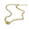 Chains 2023 European And American WomenINS Wind Clasp Lock Thick Clavicle Chain Necklace Women Sexy Party Jewerly