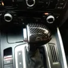 Консоль автомобиля консоль ручка передач ручки для головки крышка рамы углеродного волокна для Audi A4 B8 B9 A5 A6 A7 Q7 Q5 Interior Accessories284K