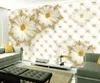 Wallpapers Custom Mural Wallpaper Beauty Rose Flowers Wall Stickers Living Room Bedroom Space Expansion Background Paper 3D