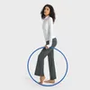 Женские штаны для йоги, облегающие брюки с открытой передней частью, комплект высокоэластичных телесных цветов, полный комплект, повседневные брюки для женщин, осенне-зимний новый стиль