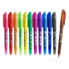 Ballpoint Pens Erasable Gel Pens - 12Pcs Heat Erase Pens For Fabric 0.5Mm Fine Point Rolling Ball Pen For Kid Students Adults 230821