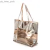 Borse per la spesa trasparenti da donna Jelly Clear Borse Borsa per spalla HKD230822