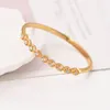 Bangle mxgxfam cz mooie armbanden voor vrouwen mode sieraden 24 k puur goud vergulde dagelijkse slijtage