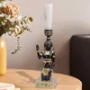 Kerzenhalter Ancient ägyptische Kerzenstische Teelicht Halter Tabletop Dekor Gott Göttin Skulptur Harz