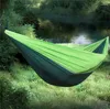 Camp Furniture High Quality Safe Outdoor Double And Single Anti Rollover Sport Tour Camping Portable 210T Swing Hammock