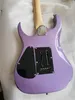 Custom son Metallic Purple Electric Guitar SSH Pickups Shark Fin Inlay Tremolo Bridge Whammy Bar Chrome Hardware