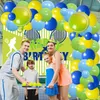 Altre forniture per feste di eventi Chereveal Decorazioni per il compleanno del tennis per ragazzi e ragazze con fondi di kit di arco palloncino blu giallo verde da fondo 230821