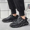 Water Shoes Black Men Casual Sneakers 2023 Summer Breathable Mesh Thick Bottom Low-top Male Jogging Platform Walking For Men Chaussure Homme HKD230822