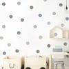Stickers muraux 1pc bricolage mixte Morandi couleur points décor à la maison style nordique vinyle art décalcomanies salon enfants chambre décoration 230822