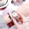 Comfortable Nylon Belt Quartz Battery Watch Ladies Simple Fresh Girl Watches Analog Classic Womens Wristwatches251k