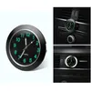 Horloges de table Horloge de voiture Lumineux Mini Automobiles Interne Stick-On Montre numérique Mécanique Quartz Auto Ornement Accessoires Cadeaux