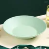 Plates Wheat Straw Noodle Salad Fruit Vegetable Bowl Deep Lightness Bucket Dishes High Capacity Dinner Kitchen Tableware