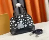 Designer sac fourre-tout luxe femmes sacs à main YK Alma BB sacs à bandoulière Lettres de fleurs en cuir de qualité supérieure totes dames sacs à main de maquillage Pumpkin Dot en gros