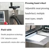 Elektrische Slicer Lamm Roll Schneidemaschine Einfrieren Rindfleisch Fleischschneider CNC Double Cut Lamm Roll Maschine