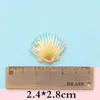 Dekorative Objekte Figuren 10 PCs niedlich Kawaii Mini Farb Cartoon Shell Flach zurück Harz Cabochons Scrapbook DIY Hochzeit Haarnadelzubehör Handwerk H26 230822