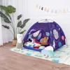 Barracas de brinquedo dobrável dobrável crianças jogar casa castelo tenda portátil crianças espaço planeta foguete brinquedos tenda meninas menino decoração do quarto r230830