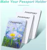 Großhandel Sublimation Passporthalter Deckung Blank DIY Reisepasshalter Brieftaschenabdeckung Blanks für Pass Business LL