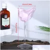 SCHEDE DI VINE 1PC Bird Glass Cocktail trasparente a forma di uccello- Tarna ad alta mensola bar per bevande Delivery Delivery Delivery Home Garden Kitchen Din Otkj6