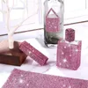 Duvar Çıkartmaları Kristal Rhinestones Sticker DIY Bir Iiving Oda Dekorasyonu Banyo Mutfak için Kendinden Uyumlu Glitter 230822