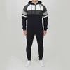 Tracksuits voor heren sportpak herfst en winter casual trui 2023 lange mouwen fleece tweedelige set met capuchon