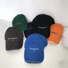 Ball Caps Ripped Vetements Hat Men Women Week Monday To Sunday Baseball Cap Denim244E