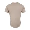 Camicie da uomo o scollo camicia da uomo estate casual manica corta colore solido per maschile pieghettate henley tees uomo pullover top