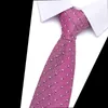 Modedesign företag blommor silkemän polyester slips slips 7