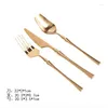 Plates Birthday Kids Plate Set Gold Luxury Glass Designer 33cm Party Porcelain Knife Fork Pratos De Jantar Decoration ZZ50PZ