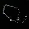 Choker Punk Letter B Pendant Thick Chain Necklace For Women Men Goth Neck Chains Vintage Jewelry Gift