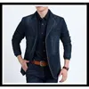 Costumes pour hommes Denim Costume Coton Petite Décoration Grande Veste Décontractée Alpinisme Tactique Élégant Manteau