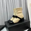 Chanells Martin Designer Chanellies Women Ankle Chaannel Leather Boot Booties Boots Platform Letter Size 35-41