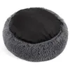 chenils stylos Donut Mand accessoires pour chiens de grande taille maison de chat lit pour animaux de compagnie en peluche pour chien XXL tapis rond pour petit animal moyen apaisant 100CM 230821