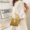 Totes 2023 Summer Women's Bag Transparent Jelly Bags Luxury Handbag New Trend Design Crossbody Female Shoulder Bag Purse Messegner Bag HKD230822