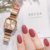 Wristwatches Limited Edition Bredan Watch For Women's Square Niche Luxury Quartz Steel Band Fashionable Simple And Waterproof