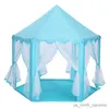 Toy Tents Baby Tent Portable Girls Castle Play House Light Mat Kids في الهواء الطلق هدايا طفل Tuy Tent Tent قابلة للطي Bed Bed Nets R230830