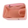 HBF women tote Cosmetic Bags Cases Make up Organizer Insert For Handbag Felt with zipper Travel Inner Purse Fit Various Brand Handbags