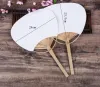 Pcs Hand Fans With Bamboo Frame And Handle Wedding Party Favors Gifts Paddle Paper Fan Spanish